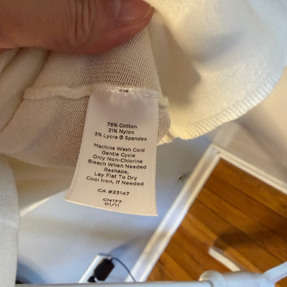 NWT Talbots Lightweight Cream Open-Front Cardigan - Picture 5 of 7